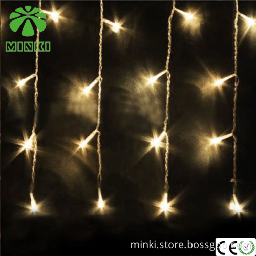 Colorful modern led curtain lights christmas waterproof waterfall lights
